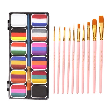 12 Colors Face Body Paint Oil Professional Halloween Artist Fancy ...