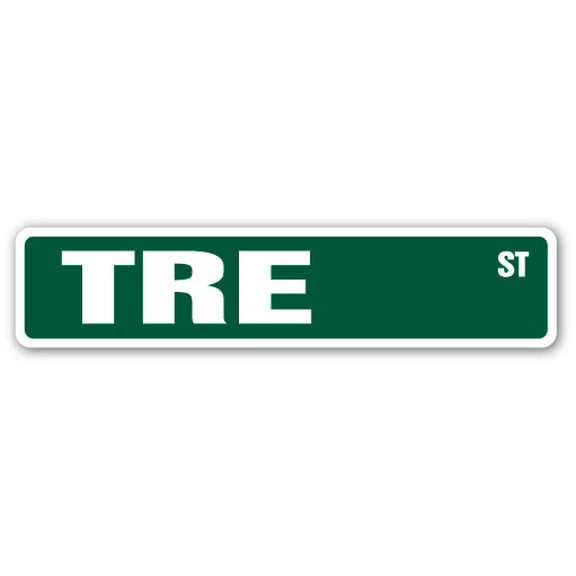 TRE Street Sign Childrens Name Room Sign | Indoor/Outdoor |  24" Wide