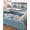 Off White, variant on Twin Quilt Bedding Set, Ocean Set Sail Reversible Summer Quilt 3 Pieces, Nautical Blue Sailboat Waves Coral Starfish Lightweight Bedspreads Coverlets with 2 Pillow Shams for All Seasons