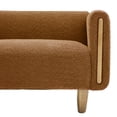 thumbnail image 4 of Christopher Knight Home 78.7" Modern Sofa with Rubberwood Legs and Stylish Armrests, 3 Seats, Orange, 4 of 9