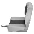 thumbnail image 3 of Msc Gray/Charcoal Folding Fishing Boat Seats 2 Count, 3 of 5