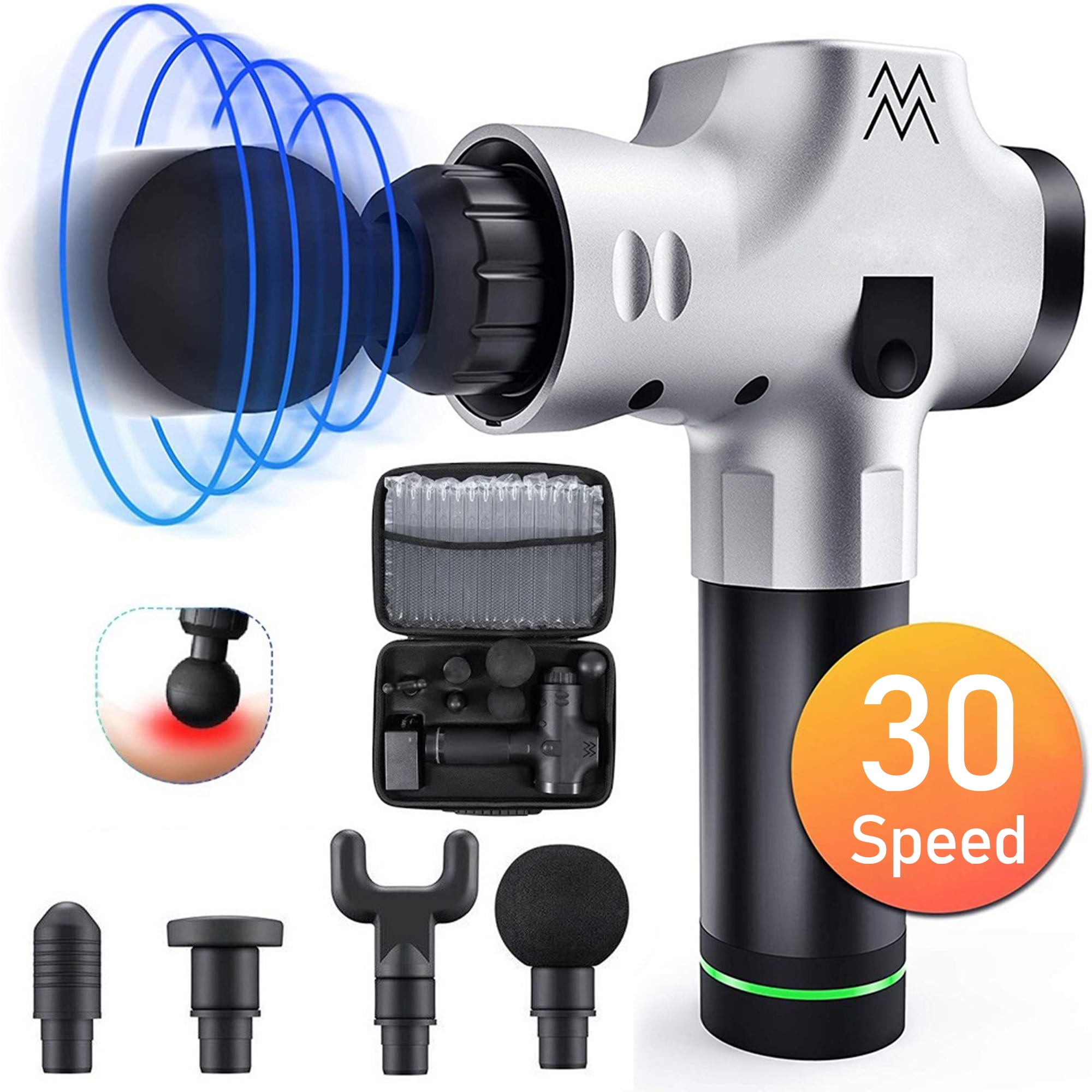 Genkent Massage Gun Deep Tissue Percussion Muscle Massager for Pain