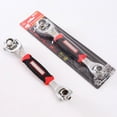 thumbnail image 4 of Llave inglesa con forma de hueso de perro, 48 en 1, multifunción, universal, con rotación de 360 grados, de doble cabezal para reparación, 48 en 1, no magnética (paquete con tarjeta insertable), 4 of 11
