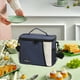 thumbnail image 4 of Fiudx Ofertas Flash Del Día Fiambrera Pequeña Para Hombres Y Mujeres, Bolsa Enfriadora De Almuerzo Con Aislamiento Súper Térmico, Fiambrera Reutilizable Con Correa Ajustable Para El Hombro Para El Tr, 4 of 7