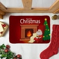 thumbnail image 4 of Up to 65% off maho Merry Christmas Entrance Door Mat, Happy New Year Low Tradition Christmas Decor Welcome Doormat, Non-Slip Carpet Rugs Floor Mat B on Clearance, 4 of 7