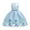 Blue, variant on LUOGENLI Dress Toddler Girls Dresses Wedding Girls Party Clothes for Children Girl Sleeveless Causal Dress Flower Maxi Skirt with Shorts Underneath Plus Size Blue 6-7 Years