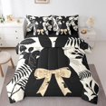 thumbnail image 1 of Erosebridal Wildlife Rabbit Bedding Sets Twin Size,Bowknot Flower Comforter Sets with Sheets,Easter Decor,Reversible,7pcs, 1 of 5