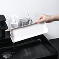thumbnail image 3 of Lloopyting Clearance Dish Drying Rack Towel Racks For Bathroom Perforated Suction Cup Wall-Mounted Soap Dish Soap Dish Double Toilet Soap Dish Kitchen Gadgets White Wash, 3 of 4