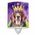 thumbnail image 2 of English Coonhound King of Mardi Gras Ceramic Night Light 4 in x 6 in, 2 of 2