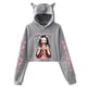 thumbnail image 5 of Sudadera con capucha para mujer y niña, jersey de manga larga con orejas de gato, Tops cortos de Anime Harajuku, Kamado Nezuko, nueva moda, 5 of 5