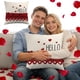 thumbnail image 2 of Specollect 2 Pcs Valentines Day Pillow Cover, Soft Linen Decorative Cushion for Sofa Living Room Bedroom, Pressure Relief, 2 of 7