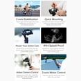 thumbnail image 3 of hohem iSteady Pro 4 3-Axis Handheld Sports Camera Gimbal Stabilizer Wireless Control Splash Proof Stabilizer Replacement for GoPro 10 9 8 7 6 5 4 3 OSMO Action Insta360 One R, 3 of 8