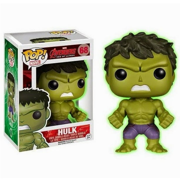 Funko Pop! Marvel: Avengers 2 - Gamma Glow Hulk Exclusive Figure - Walmart.com - Walmart.com