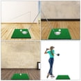 thumbnail image 4 of Shisuyan 2pcs Golfs Turf Mats Practical Golfs Grass Mat for Indoor Golfs Hitting Pads, 4 of 8