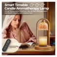 thumbnail image 3 of Home Decoration Adjustable Candle Warmer Lamp with Timer Glass Desk Lamp Dimming Aromatherapy Lamp ,Fast Heating, 3 of 6