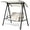 Beige, variant on Costway Outdoor 2-Seat Swing Loveseat Canopy Hanging Swing Turquoise