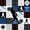 Baseball Blue, variant on Homewish Teens Sport Golf Zipper Full Size Comforter Sets with Fitted Sheet and 2 Pillowcases,Geometric Plaid Zipper Bedding Set,4pcs,Black Reversible