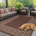 thumbnail image 1 of GENIMO 6'x9' Outdoor Rug for Patio, Reversible Plastic Waterproof RV Rugs, Clearance Large Mat, Porch, Camping, Picnic, Deck, Camper, Balco, 1 of 7