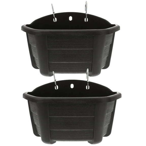Homoyoyo Durable Coffee Hanging Planter, Premium Plastic Flower Holder, Ideal for Plants, 2Sets