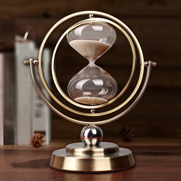 Vintage Wooden Hourglass Timer, 60 Minutes Large Sand Timer for Home ...