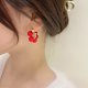 thumbnail image 3 of Pendientes de tuerca con incrustaciones de Metal Retro JAMW Sencillez, 3 of 5