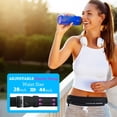 thumbnail image 4 of Cinturón de correr AIKENDO Slim para mujer y hombre negro impermeable, 4 of 7