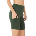 thumbnail image 2 of TheLovely Women & Plus Workout Yoga Running Compression Exercise Biker Shorts with Side Pockets, 2 of 3