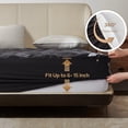 thumbnail image 6 of BEDLORE Full Size Mattress Topper, Fluffy Pillow Top Mattress Pad for Back Pain, Bamboo Breathable Mattress Cover with 6-15 Inches Deep Pocket, 6 of 8