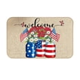 thumbnail image 2 of Welcome Doormat Collection, Front Door Mats for Indoor Outdoor Spring Summer Fall Patriotic Floral Entryway Rug Decor, 2 of 7