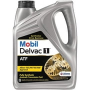 Mobil 112810 Delvac Synthetic Automatic Transmission Fluid - 1 Gallon (Pack of 4)