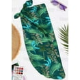 thumbnail image 4 of LA LEELA Women's Summer Beachwear Sarong Bikini Wraps Swim Cover up Skirt Wrap Swimwear Swimsuit Beach Coverups for Women One Size Green, Leaves, 4 of 5