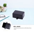 thumbnail image 2 of Black Plastic Electronic Junction Box Enclosure for Protection 3pcs Durable AntiCorrosive Flame Retardant, 2 of 8