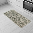 thumbnail image 4 of Jungle Printed Kitchen Runner Mat 47" x 20" - Beige Leaves Design - Stylish & Durable - Ideal for Homeowners & Renters - Non Slip & Comfort Floor Mat, 4 of 5