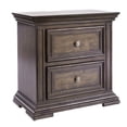 thumbnail image 2 of Big Valley Light Brown 2 Drawer Night Stand w/ Charging Station, 2 of 5