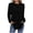 24A# Black, variant on Long Sleeve Shirts for Women Fall Clothes Tunic Tops Loose Fit Dressy Crewneck Pullover Sweaters Curved Hem Black 3XL