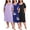 Set3, variant on Nightgowns for Women Plus Size Pleated Sleepwear with Pockets 3 Pack