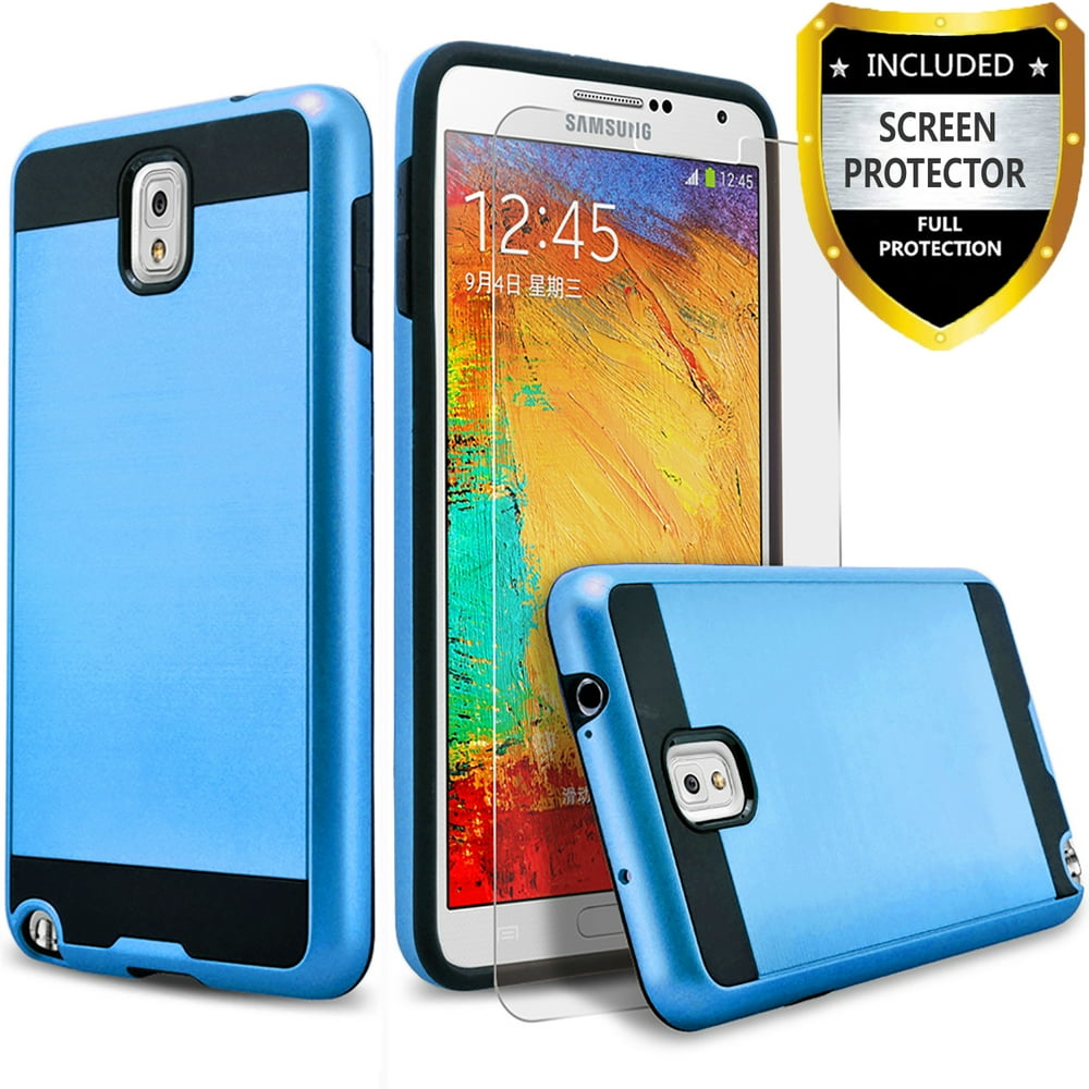 Galaxy Note 3 Case, 2Piece Style Hybrid Shockproof Hard Case Cover