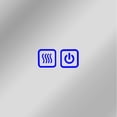 thumbnail image 3 of Chloe Lighting CH9M010BL39-HRT 39 in. 3 Color Temperatures 3000K-6000K Luminosity Back Lit Rectangular Touchscreen LED Mirror, 3 of 3
