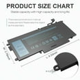thumbnail image 2 of 71TG4 Laptop Battery for Dell Latitude 5289 7389 7390 2-in-1 725KY 0725KY N18GG, 2 of 5