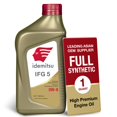 thumbnail image 1 of Aceite de motor Idemitsu IFG 5 0W-8 totalmente sintético 946 ml, 1 of 7