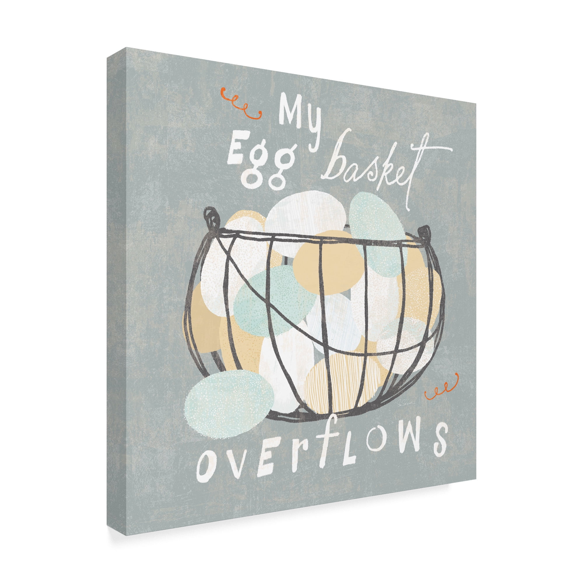 Trademark Fine Art 'Fresh Eggs III' Canvas Art by Sue Schlabach