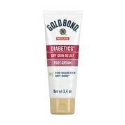 Gold Bond Ultimate Foot Cream, Diabetics' Dry Skin Relief, 3.4oz Tube