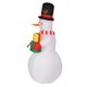 thumbnail image 2 of Christmas Blow Up Snowman, Rotating Colorful Lights Built In Fan Inflatable Snowman For Outdoor ANGGREK Otros, 2 of 8