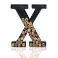 thumbnail image 2 of Made Easy Kit Metal Letter Wine Cork Savers Monogram w/ Free Wall Mount Kit, A-Z (X), 2 of 8