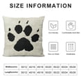 thumbnail image 6 of Acheng Cute Dog Paw Love Throw Pillow Cover, Dog Lover Mom Gifts for Home Room Bed Sofa Decorations Decor,&nbsp;Suitable for All Season Pillow Case for Room Bedroom Sofa Chair,2 Pcs White, 6 of 6