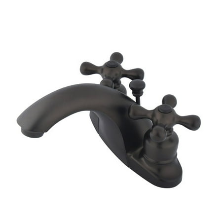 Elements of Design Centerset Bathroom Faucet with Double Cross Handles