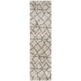 thumbnail image 7 of SAFAVIEH Belize Leann Abstract Plush Shag Runner Rug, Taupe/Grey, 2'3" x 7', 7 of 7