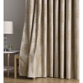 thumbnail image 4 of THD Damask Flocked 100% Blackout Grommet Curtain Panels - Set of 2, 4 of 4