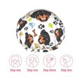 thumbnail image 5 of KLL Rottweiler Pattern Shower Cap & Bath Cap for Women,Reversible Oversized Waterproof Shower Caps for all Hair Lengths,Elastic Reusable Bathing Hair Cap, 5 of 6