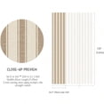 thumbnail image 5 of RollsRolla Neutral Beige Stripe Peel and Stick Fabric Canvas Wallpaper Temporary Wallpaper for Accent Wall Bathroom Bedroom Living Room Brown, 5 of 8